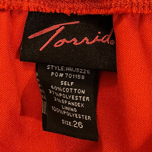 Torrid Red Strapless Sparkle Party Bubble Dress Size 26 (4165) - Picture 4 of 6